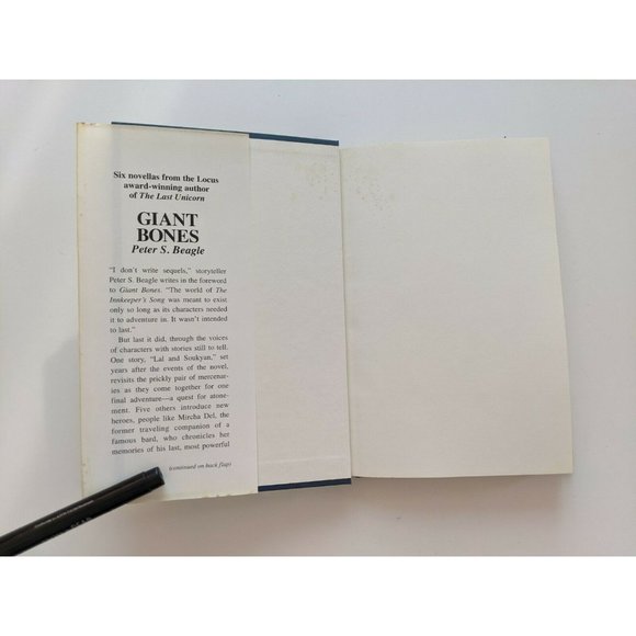 GIANT BONES 6 stories set in world of Innkeeper's Song PETER BEAGLE Rare HC GUC - Picture 12 of 12